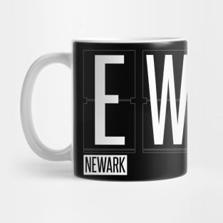 EWR - Newark NJ Airport Code Souvenir or Gift Shirt Mug